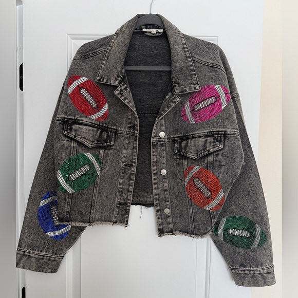 Peach Love California Jackets & Blazers - Peach Love California Gray Tweed Jacket